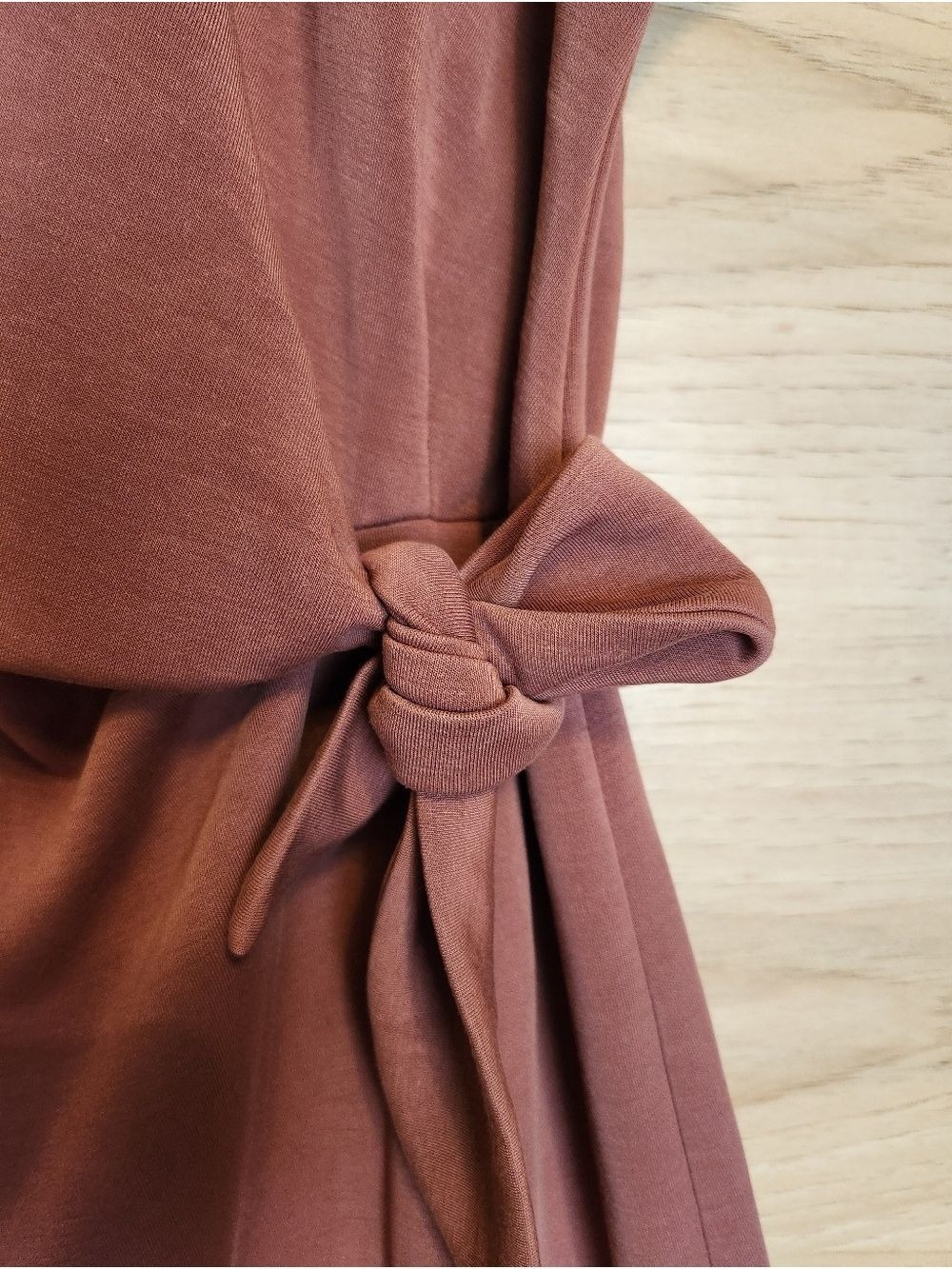 CABLE & GAUGE SIDE TIE ULTRA SOFT STRETCHY ATHLEISURE DRESS SIZE LARGE - Picture 3 of 5
